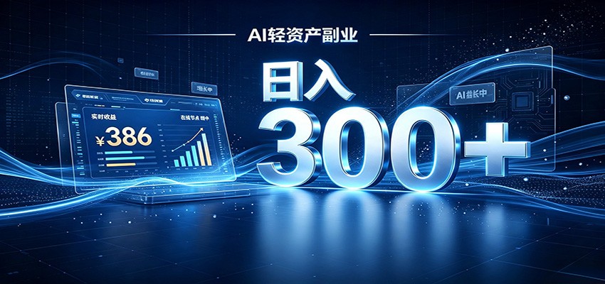 2026 AI轻资产风口，Token中转站小白可入局，日入300+ - 严选资源大全