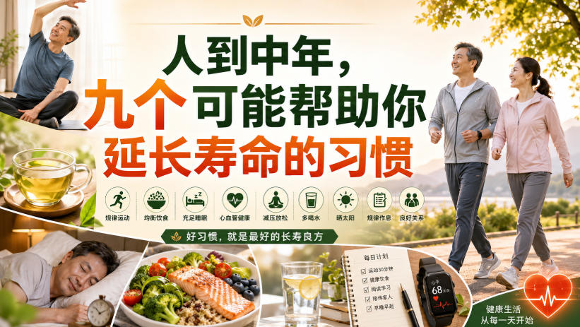 付费文章：人到中年，九个可能帮助你延长寿命的习惯 - 严选资源大全