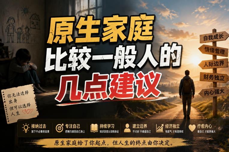 付费文章：给原生家庭比较一般人的几点建议 - 严选资源大全