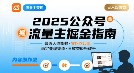 公众号流量主变现项目，普通人也能通过这个项目日入四位数(更新26年8月) - 严选资源大全