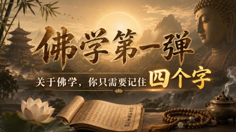 付费文章:佛学第一弹,关于佛学,你只需要记住四个字 - 严选资源大全 - 严选资源大全