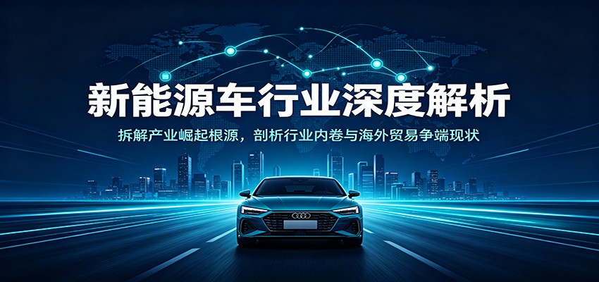 新能源车行业深度解析：拆解产业崛起根源，剖析行业内卷与海外贸易争端现状 - 严选资源大全