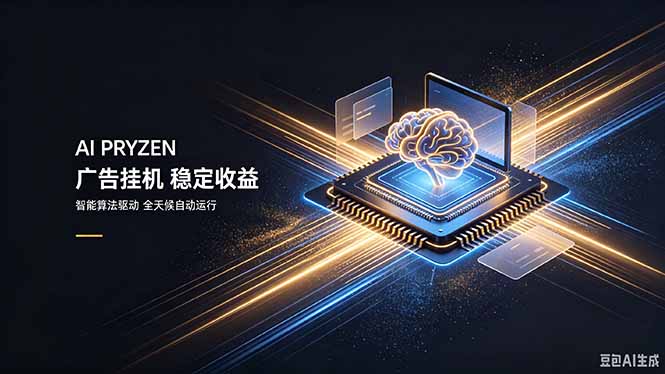 AI Pryzen 广告挂机|24小时自动跑,日入300-500,新手零门槛 - 严选资源大全