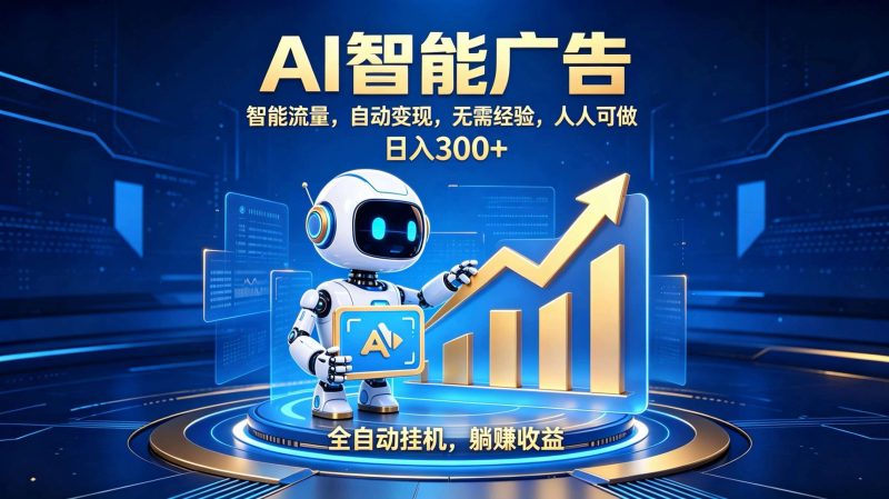 轻资产新赛道,全自动AI广告,打造持续收益 - 严选资源大全 - 严选资源大全