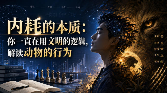 付费文章:内耗的本质:你一直在用文明的逻辑,解读动物的行为 - 严选资源大全