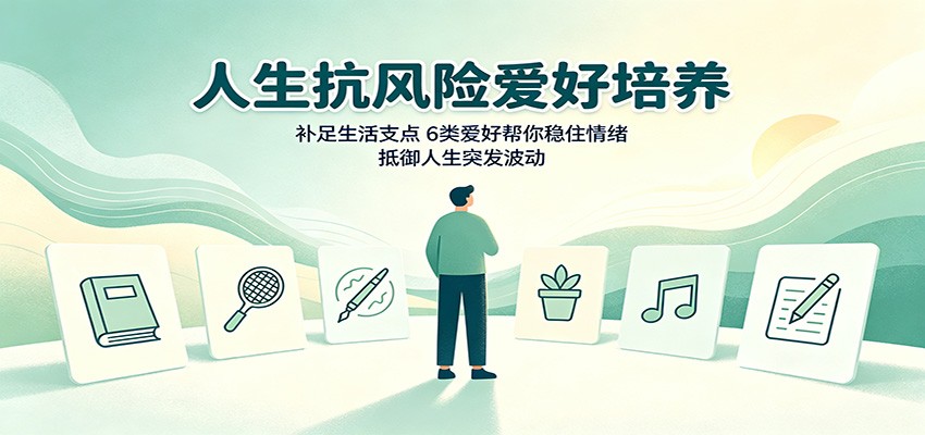 人生抗风险爱好培养：补足生活支点，6类爱好帮你稳住情绪，抵御人生突发波动 - 严选资源大全