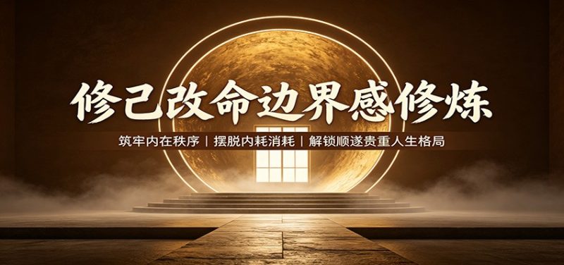 修己改命边界感修炼：筑牢内在秩序，摆脱内耗消耗，解锁顺遂贵重人生格局 - 严选资源大全 - 严选资源大全