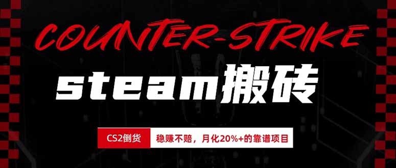 steam搬砖,倒卖cs2饰品,达到月化20%+的收益,真正的靠谱可落地长期项目 - 严选资源大全