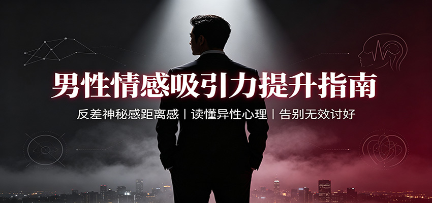 男性情感吸引力提升指南：反差神秘感距离感，读懂异性心理，告别无效讨好 - 严选资源大全