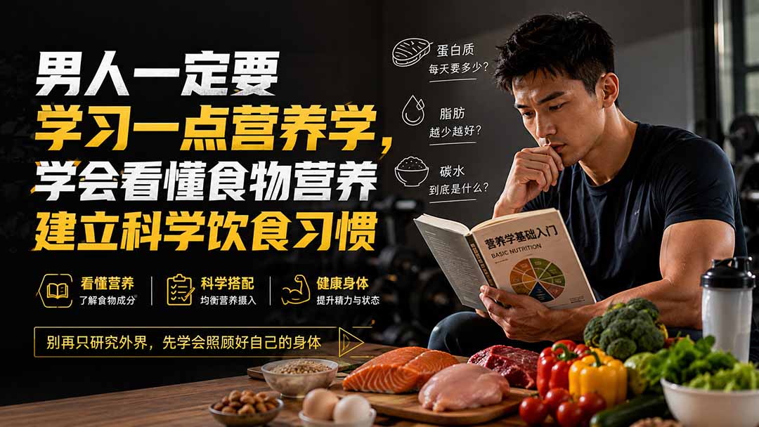 付费文章：男人一定要学习一点营养学，学会看懂食物营养建立科学饮食习惯 - 严选资源大全