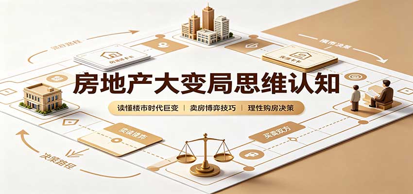 房地产大变局思维认知：读懂楼市时代巨变，卖房博弈技巧，理性购房决策 - 严选资源大全