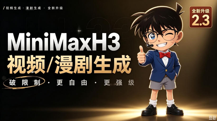 【MiniMaxH3一键懒人整合包】AI视频/漫剧生成工具，支持30_40_50显卡，ComfyUI整合包安装部署！最低8g显存也能跑！ - 严选资源大全