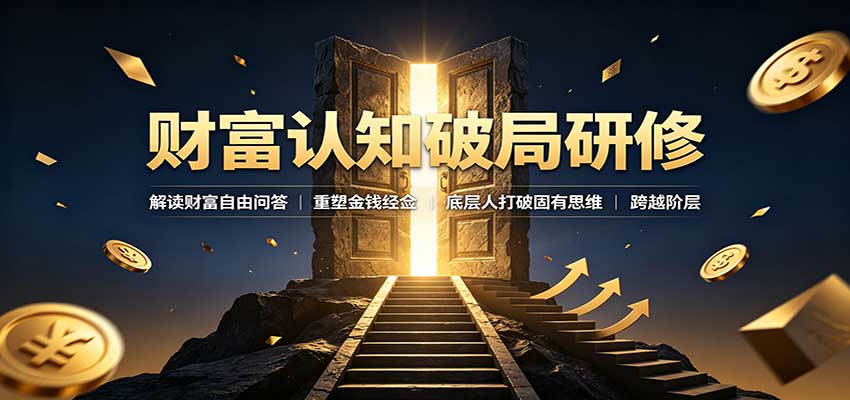 财富认知破局研修:解读”孙割”,重塑金钱观念,底层人打破固有思维跨越阶层 - 严选资源大全