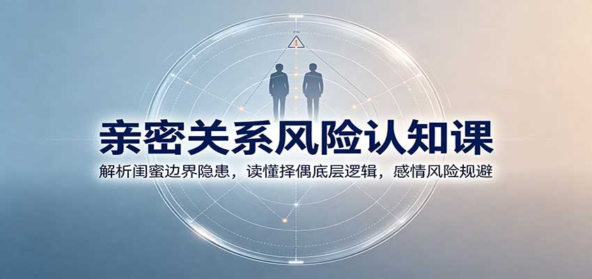 亲密关系风险认知课：解析闺蜜边界隐患，读懂择偶底层逻辑，感情风险规避 - 严选资源大全