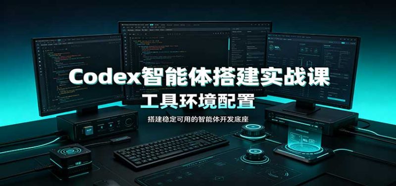Codex智能体搭建实战课:工具环境配置,自定义技能开发,多业务自动化教学 - 严选资源大全 - 严选资源大全