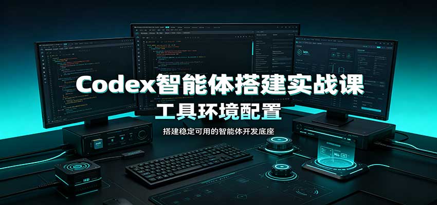 Codex智能体搭建实战课：工具环境配置，自定义技能开发，多业务自动化教学 - 严选资源大全