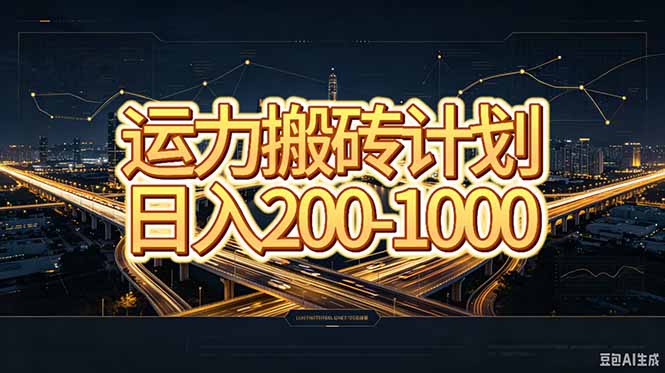 运力搬砖,风口项目。当日收益稳定200-1000。 每天仅需一小时,新人轻松上手。 - 严选资源大全