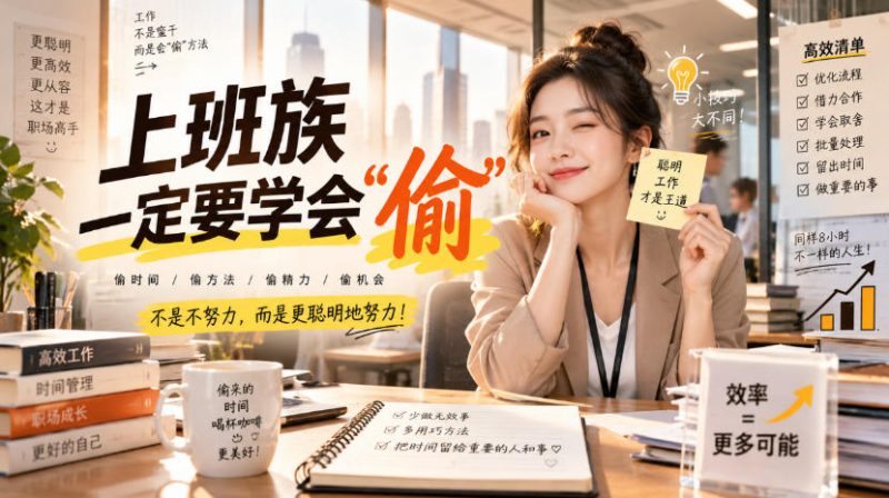 某社群精选付费文:上班族一定要学会“偷“ - 严选资源大全 - 严选资源大全