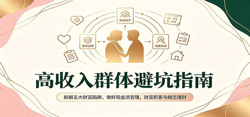 高收入群体避坑指南：拆解五大财富陷阱，做好现金流管理，财富积累与婚恋理财 - 严选资源大全