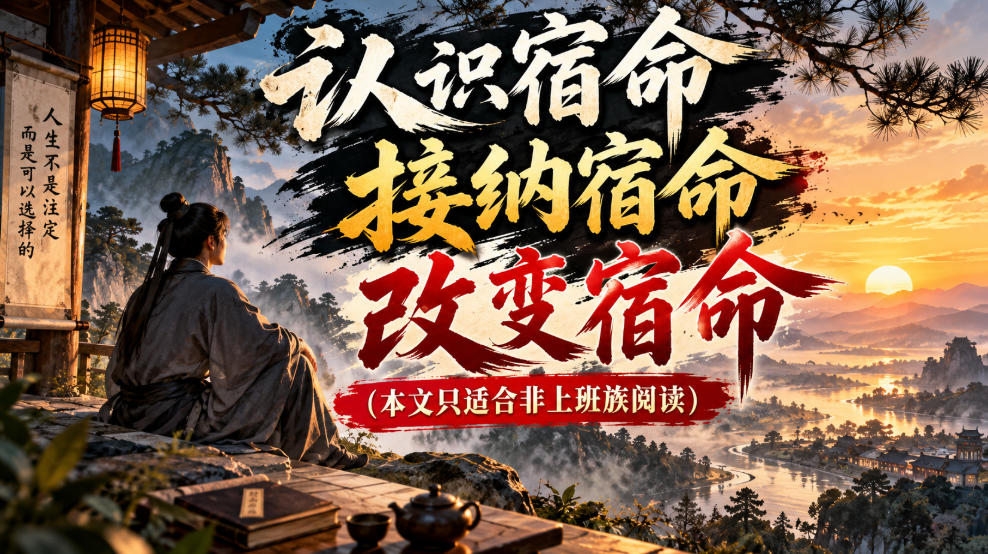 某公众号付费文章:认识宿命,接纳宿命,改变宿命(本文只适合非上班族阅读) - 严选资源大全