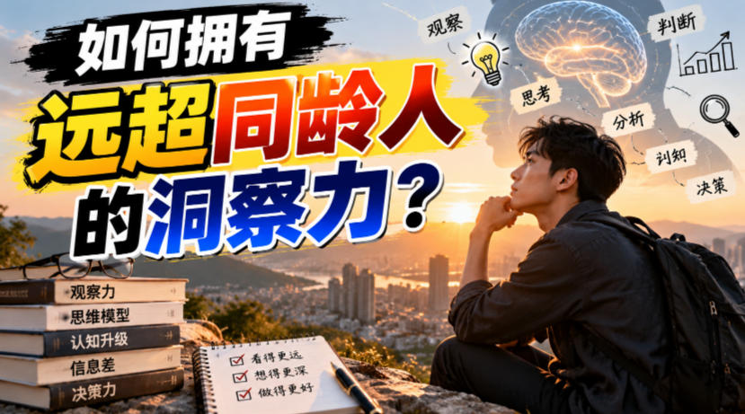 付费文章：如何拥有远超同龄人的洞察力？ - 严选资源大全