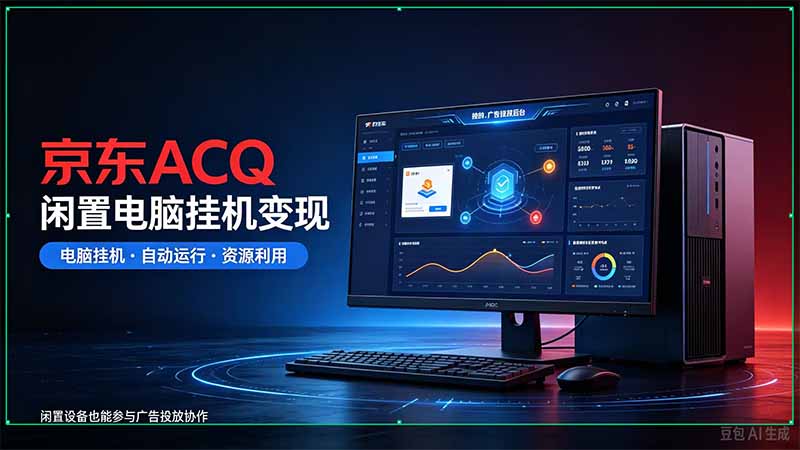 京东ACQ是什么?闲置电脑挂机采集项目拆解 - 严选资源大全
