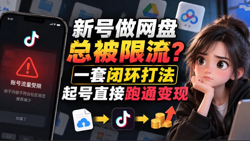 小白新号过限流：别发链先养号，12步SOP直接抄 - 严选资源大全