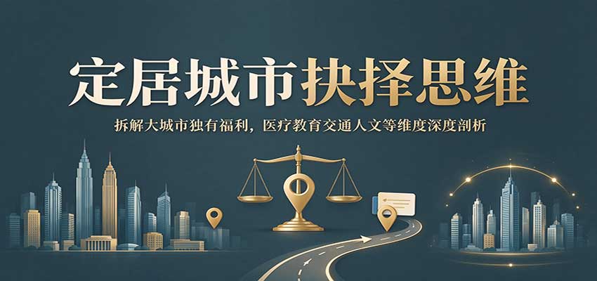 定居城市抉择思维：拆解大城市独有福利，医疗教育交通人文等维度深度剖析 - 严选资源大全